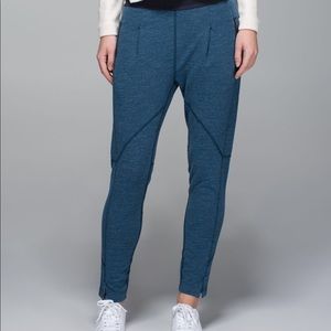 Lululemon All In Pant Heathered Denim Alberta Lake